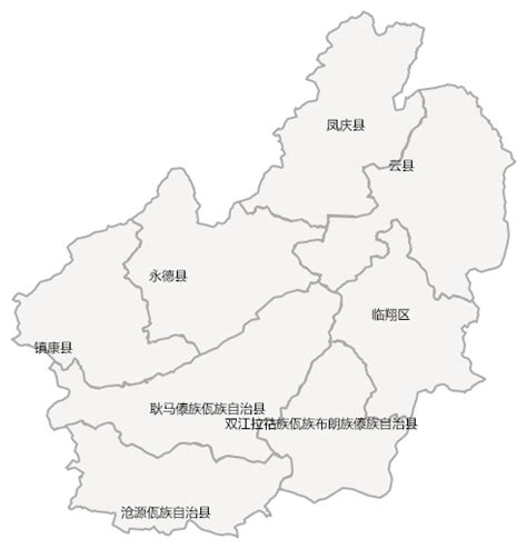 临沧市地图图片