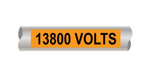 13800 Volts Marker - Save 10% Instantly