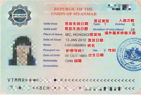 缅甸电子签证（单次）[全国办理]_缅甸签证代办服务中心