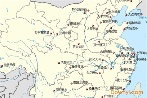 中国机场分布图,2017中国机场分布图,中国通用机场分布图_大山谷图库