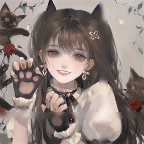 非主流头像猫爪图片