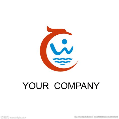龙海山水W字母logo设计设计图__LOGO设计_广告设计_设计图库_昵图网nipic.com