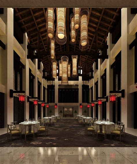 中式风格餐厅装修效果图-杭州众策装饰装修公司