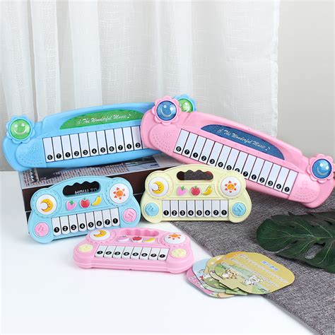 电子琴儿童玩具婴幼儿女孩可弹奏益智宝宝初学迷你钢琴粉色充电_虎窝淘