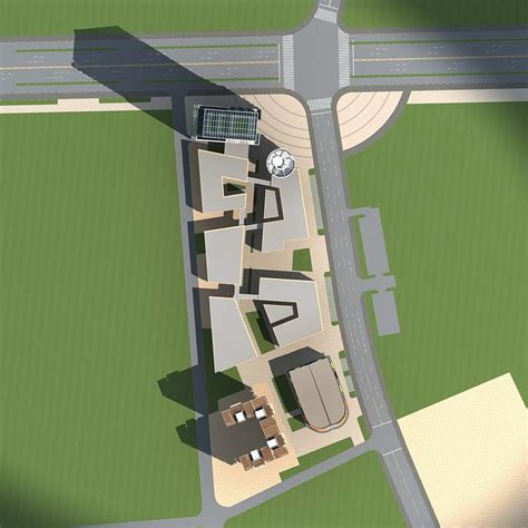 莱芜商业建筑3dmax 模型下载-光辉城市