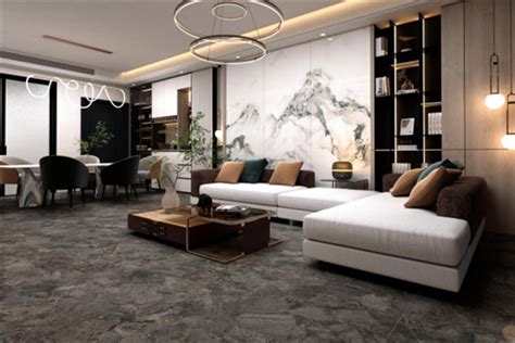 KMY岩板定制的沙发背景墙，豪华格局，卓然出众- 中国陶瓷网行业资讯