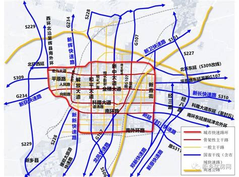 新乡南二环规划图,新乡2030年城市规划,州至新乡轻轨线路图_大山谷图库