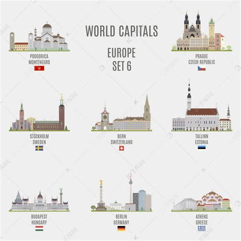 世界各国的首都。著名的地方素材图片免费下载-千库网