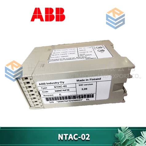 NTAC-02 ABB 脉冲编码器接口模块 _ 山西润盛进出口有限公司