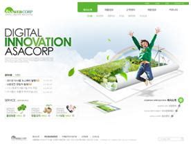 光明科技！韩国电子科技产品网站PSD模板
