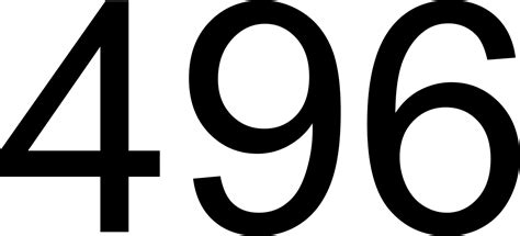 496 — четыреста девяносто шесть. натуральное четное число. совершенное ...