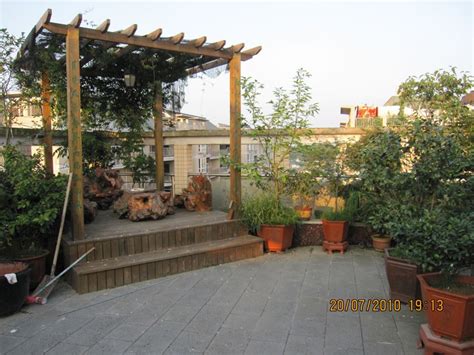 小型屋顶花园设计图_土巴兔装修效果图