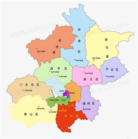 北京旅游地图（北京旅游景点分布图）_北京旅游地图库_地图窝
