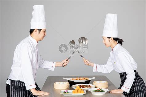 两个厨师高清图片下载-正版图片501241473-摄图网
