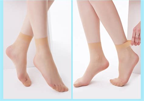 水晶丝袜女士夏季薄款2019网红防臭玻璃絲襪防勾丝纯色无痕短丝袜-阿里巴巴