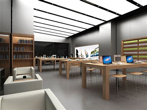 纽约·第五大道苹果旗舰店设计设计案例-米意设计设计作品效果图-新家网
