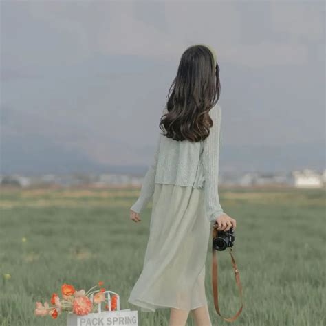 绿色头像女头像图片