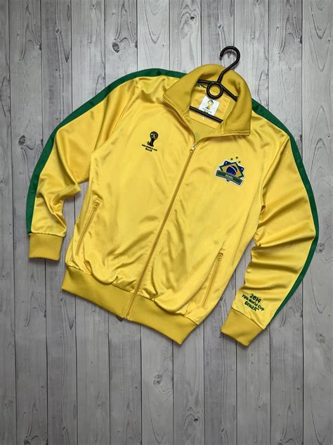 Vintage Track jacket Brasil soccer jacket size S/M World Cup | Grailed