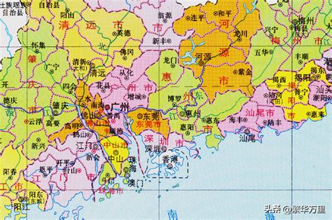 惠州市行政区划图图片 惠州市行政区划图图片
