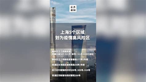 上海：5个区域划为疫情高风险区，涉静安、杨浦、松江和青浦_凤凰网视频_凤凰网