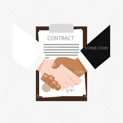 签署合同合作的商务人物素材图片免费下载-千库网