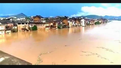 洪水猛兽竟然是如此的恐怖，梅州梅县区水灾实拍视频_腾讯视频