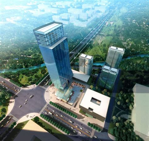 襄樊项目3dmax 模型下载-光辉城市
