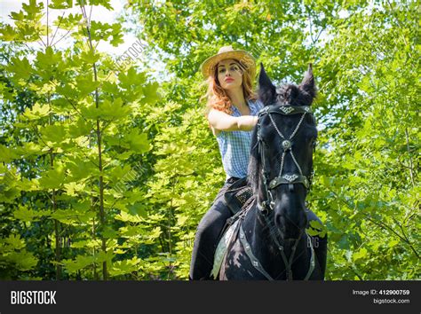 Portrait Woman and Horse Outdoors. Woman Hugging a Horse. Stock Photo ...