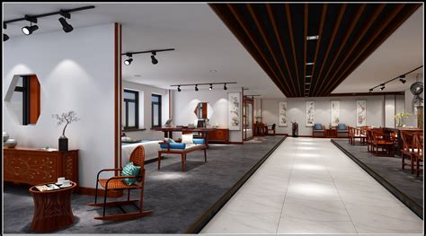 新中式展厅空间设计|空间|室内设计|Hihope朱海博 - 原创作品 - 站酷 (ZCOOL)
