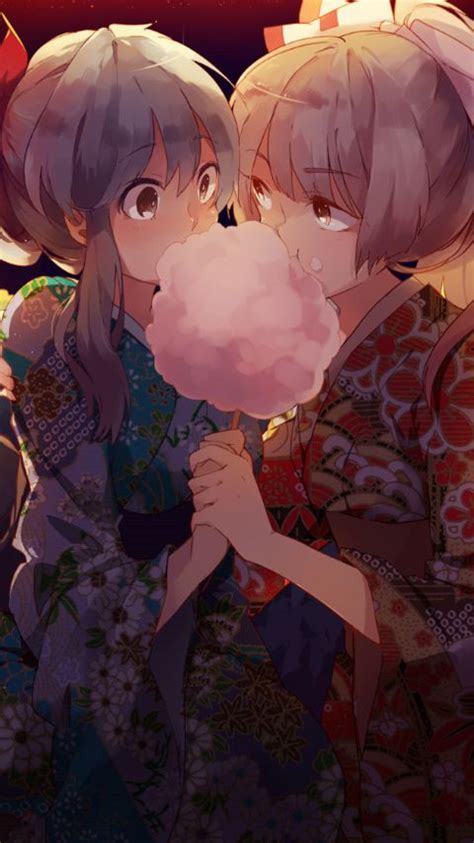 动漫百合高清壁纸！百合间这份细腻的感情你是否感觉得到？|百合|感情|高清壁纸_新浪新闻