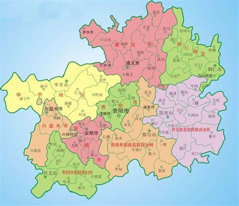 毕节市旅游地图--贵州旅游指南