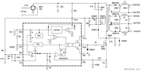 五款电动车充电器原理图（重点图2分析过程UC3842的VCC启动电压和稳定供电电压说明，12V由稳压二极管得到做外围电源LM358比较器可被 ...