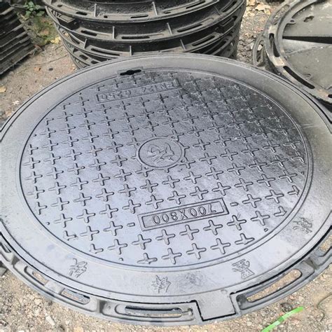球墨铸铁井盖 700圆方形雨污水防沉降轻重型市政电力通讯-阿里巴巴
