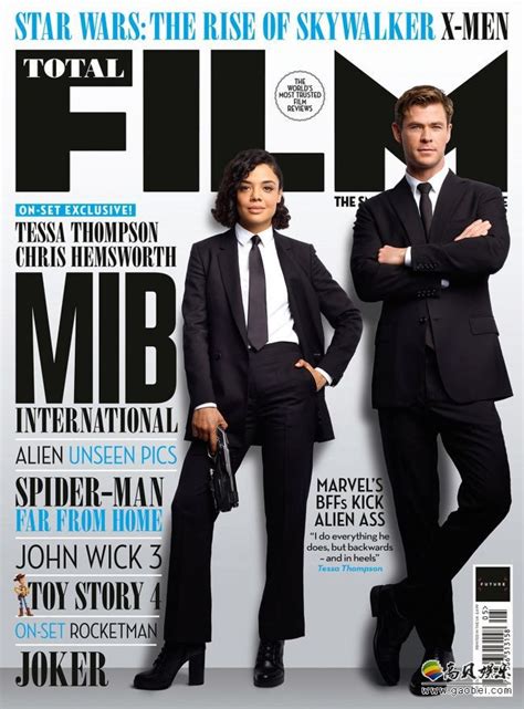 《黑衣人：全球通缉》两位主演共同登上《Total Film》杂志五月刊封面-新闻资讯-高贝娱乐