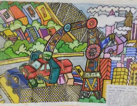 儿童畅想未来绘画大全,畅想未来绘画,未来的城市儿童想象画(第2页)_大山谷图库