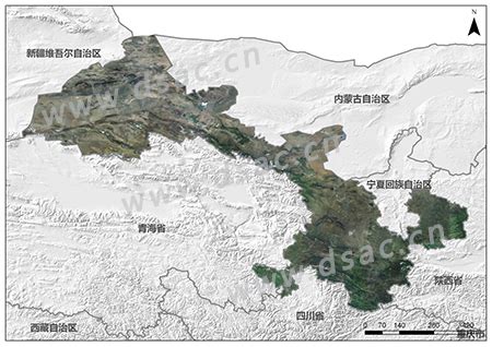 甘肃省卫星图购买-甘肃省2021卫星图-银川市2021卫星图