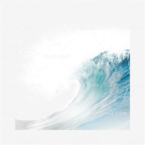 夏日海浪深蓝色小清新创意背景图片免费下载-千库网