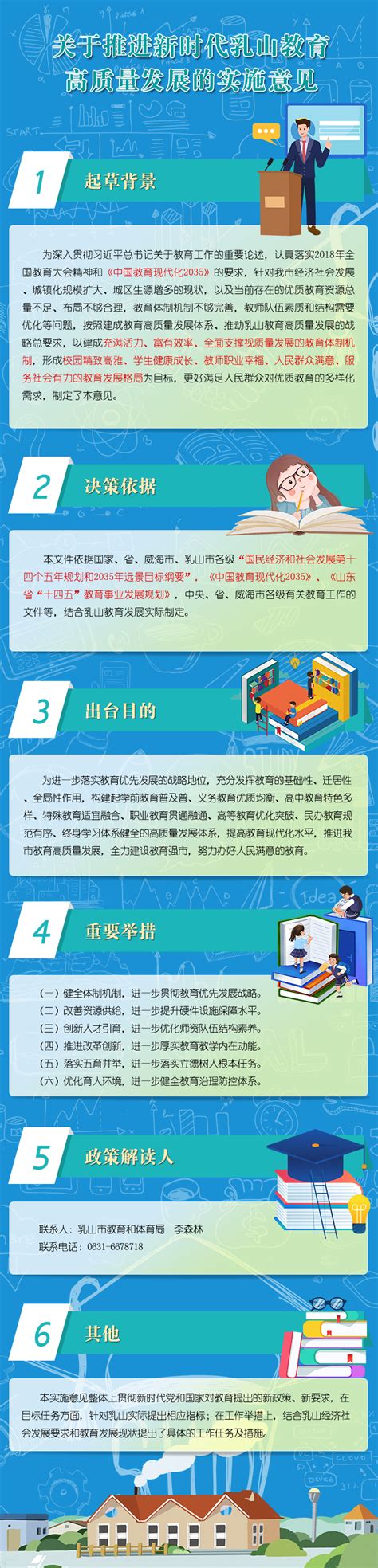 乳山市政府 图文解读 【图文解读】《关于加快推进新时代乳山教育高质量发展的实施意见》