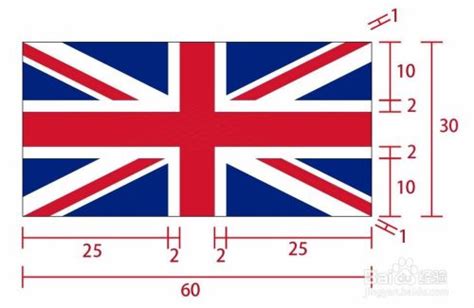 英国国旗怎么画-百度经验
