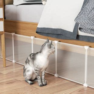 床挡板床底挡板防宠物钻床底封边围栏缝遮挡床尾透明可拆卸分隔片-阿里巴巴