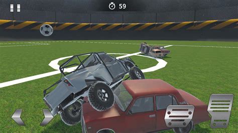 撞车模拟游戏，专业场地测试各种汽车的底盘悬挂，没有车能全部通过
