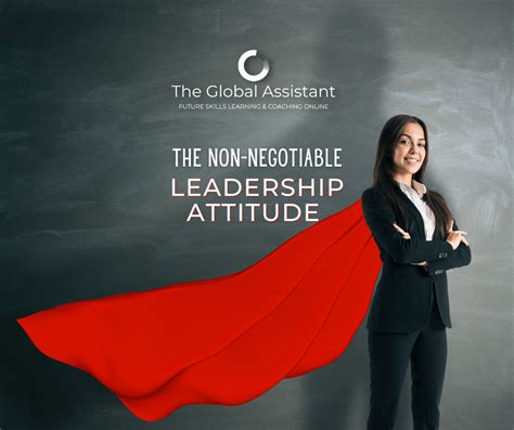 A leadership attitude for all executive assistants