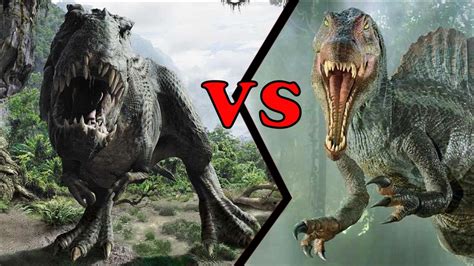 【棘龙VS霸王龙】侏罗纪公园3两者战斗过，真实情况棘龙只是个渔夫