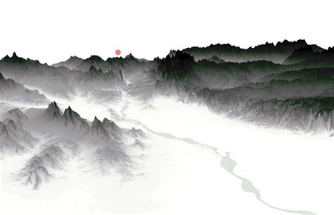 中国风来袭！看如何利用ArcGIS制作水墨风格山水画|ArcGIS|水墨|山水画_新浪新闻