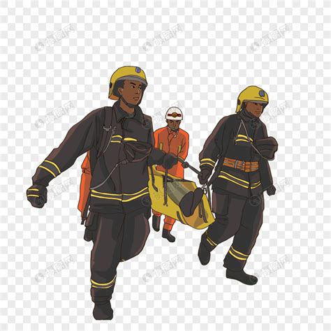 卡通消防员元素素材下载-正版素材401420574-摄图网