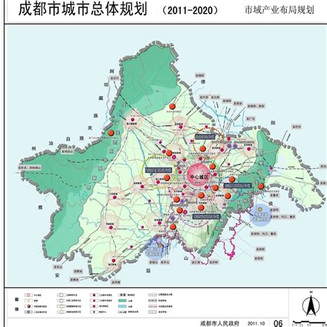 成都市城市总体规划大图（2016至2035）方案！_街头巷尾_简阳论坛