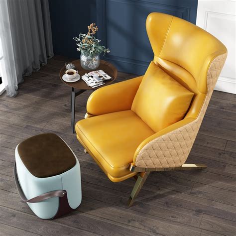 不锈钢电镀金色脚休闲椅 北欧设计师定制 意式极简商用家用卡西纳