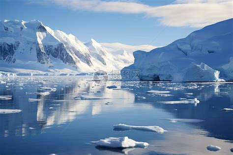 蓝色冰川融化全球变暖公益海报模板素材-正版图片401695262-摄图网