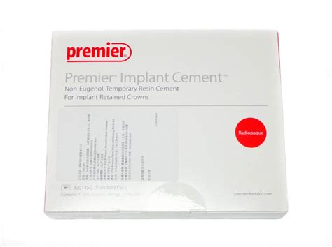 鐗欑 涓存椂鏍戣剛姘撮棬姹€(Premier Implant Cement)