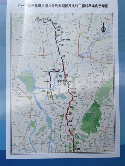 广州地铁18号线北延线最新线路图（2021）- 广州本地宝